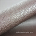 China Microfiber backing PU shoe fabric leather Manufactory